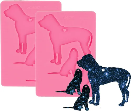 Vista 13 de Shiny Bear Family - Molde para llavero de resina para hacer manualidades con arte epoxi