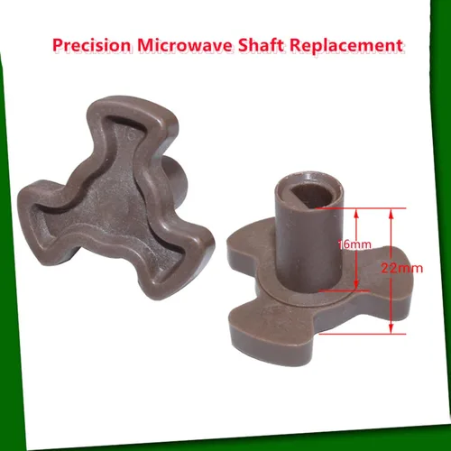 Vista 3 de 4 piezas de 0.630 in Horno de microondas Turntable Roller Guide Coupler - Eje de bandeja para placa giratoria de microondas rotación suave