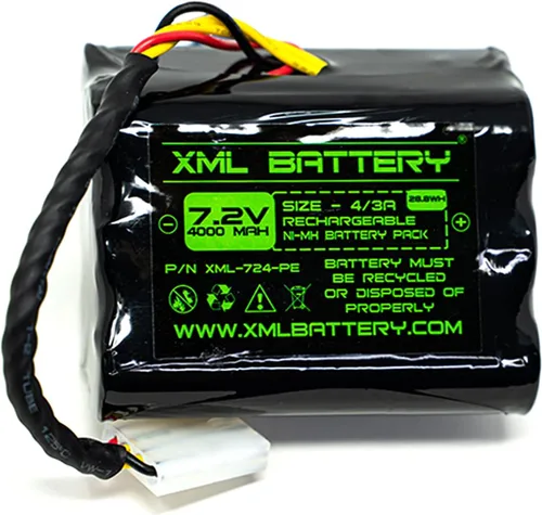 Vista 10 de Paquete de 1 batería Ni-MH de 7.2V 2200mAh para iRobot Braava 320 321 Mint 4200 4205 4000 Series Braava 380 Menta