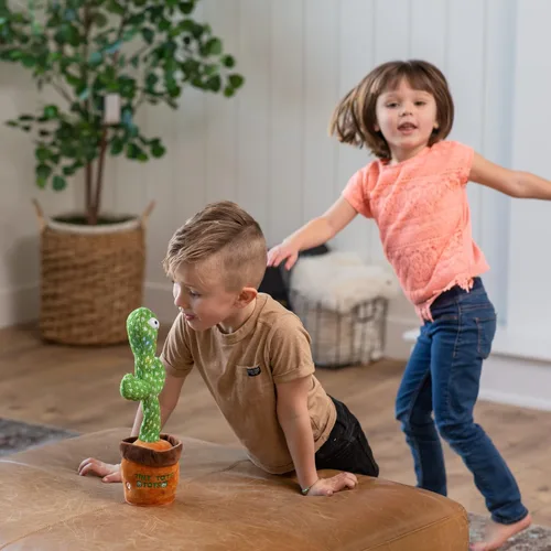 Vista 9 de Juguete de cactus bailarín que imita para bebé - Cactus parlante que imita y canta - 125 canciones, 35 rimas infantiles para niños pequeños