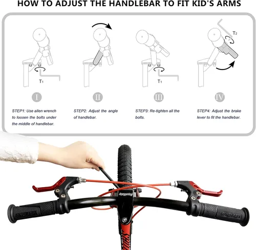 Vista 8 de Royalbaby Bicicleta para niños de 12, 14, 16, 18 pulgadas, para niños de 3 a 9 años, opciones de ruedas de entrenamiento, varios