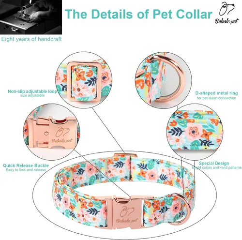 Vista 370 de Collar para perros del 4 de julio, collares patrióticos azules para cachorros y perros pequeños, ligero y ajustable 1776 collares para cachorros