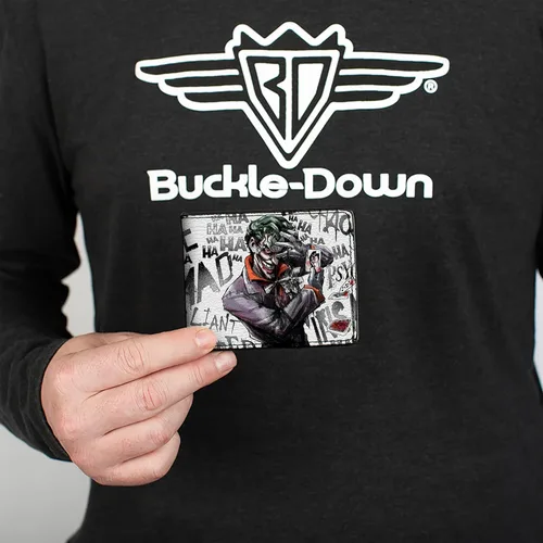 Vista 3 de Buckle-Down Billetera Joker Brillante-retorcido-loco-loco Psycho Posetarjetas Accesorio