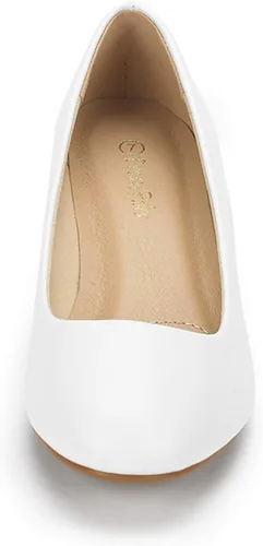 Vista 5 de DREAM PAIRS Zapatos de tacón de cuña media Debbie para mujer