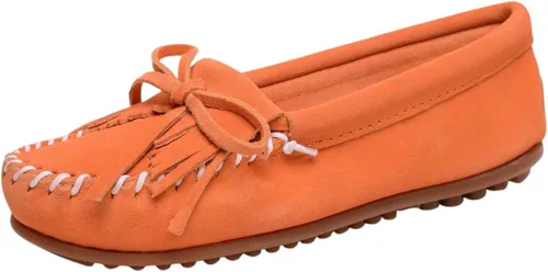 Vista 8 de Mocasín Minnetonka Kilty de gamuza para mujer Tela Arizona