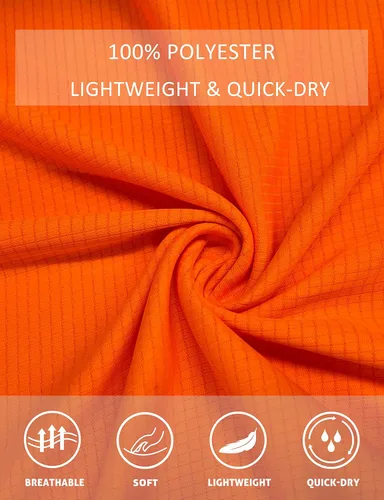 Vista 4 de Cakulo Camisetas sin mangas de neón para hombre, para entrenamiento, gimnasio, atletismo, natación, playa, tallas grandes y altas, de secado rápido