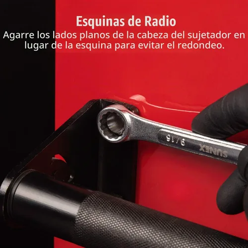 Vista 4 de SUNEX TOOLS 9714A SAE Juego de llaves combinadas, 14 piezas