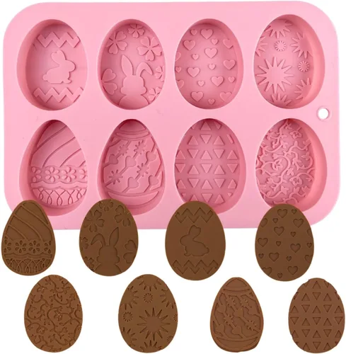Vista 9 de Crethinkaty 1 molde de silicona para chocolate con 6 cavidades de calabaza, hojas, hojas de arce, moldes para bricolaje, chocolate, dulces, gelatina
