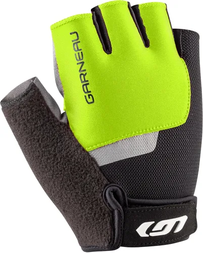 Vista 4 de Garneau Men's Biogel Rx Bike Gloves Half-Finger Cycling Gloves for Men Shock-Absorbing Pad Breathable & Lightweight cereza de Barbados
