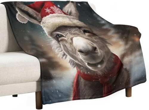 Vista 14 de Mantas suaves y mantas para sofá, casa de Navidad y pan de jengibre, manta de microfibra suave y acogedora manta de microfibra para hombre, casa