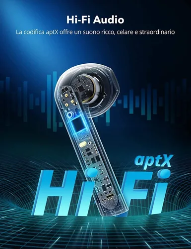 Vista 6 de Easy-Take Auriculares inalámbricos Bluetooth 5.0 con ciclo de reproducción de 30 horas con micrófono integrado IPX6 impermeable con estuche de carga