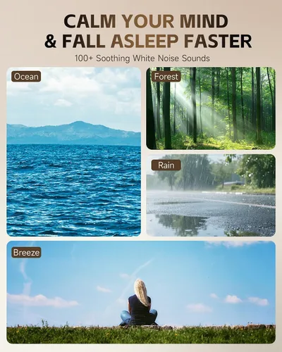 Vista 5 de Auriculares para dormir de lado, pequeños tapones invisibles para dormir Negro medianoche prémium