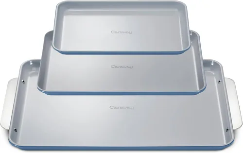 Vista 51 de Caraway Bandeja de cerámica antiadherente para hornear, revestimiento de cerámica naturalmente resbaladizo, no tóxico, libre de PTFE ni PFOA