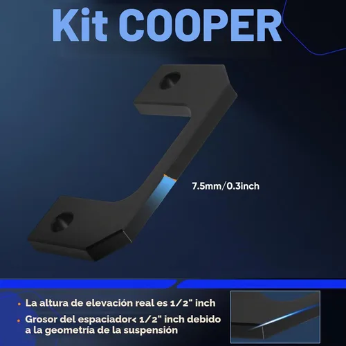 Vista 4 de ECCPP Kit de elevación de nivelación delantera de 1/2 pulgada de 0.5
