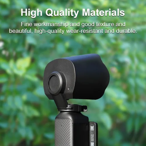 Vista 6 de Parasol para lente de cámara DJI Osmo Pocket 3, PULUZ Parasol cubierta protectora para DJI Osmo Pocket 3 Accesorios