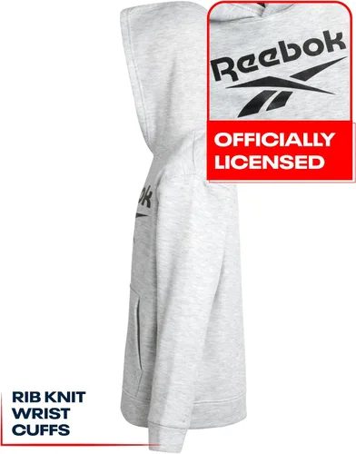 Vista 3 de Reebok Sudadera para niños Sudadera con capucha Active Fleece Pullover (Talla 4-20)