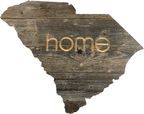 Vista 75 de Letrero de madera rústica de Alabama para casa de campo, decoración del hogar de pared estatal, es un gran regalo temático de AL para recién