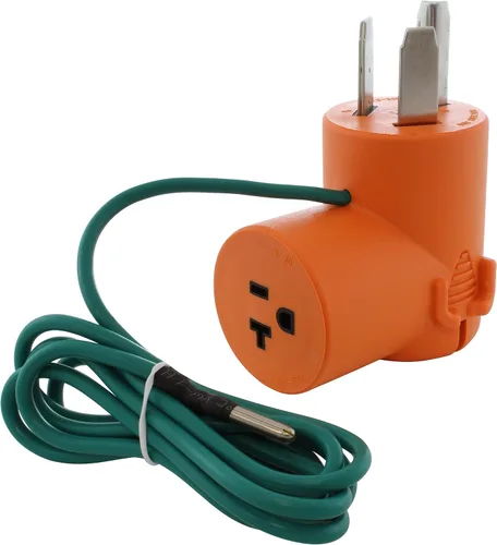 Vista 11 de AC WORKS Adaptador de salida de pared para secadora de 30 amperios y 3 clavijas (para 2) 15/20 hogares)