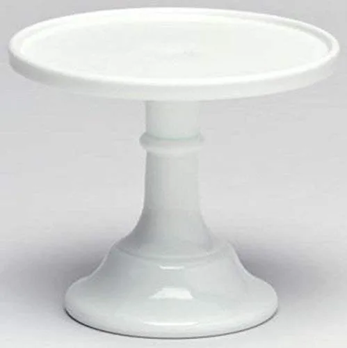 Vista 14 de Bandeja de pastelería para pastelería/soporte para cupcakes, patrón liso y simple, hecho en Estados Unidos, vidrio Mosser USA