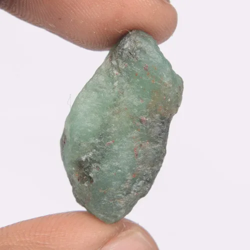 Vista 3 de Piedra preciosa suelta de fucsita esmeralda en bruto natural, con certificación EGL de 30.00 Ct Esmeralda Verde Bruto, Gema, fucsia esmeralda