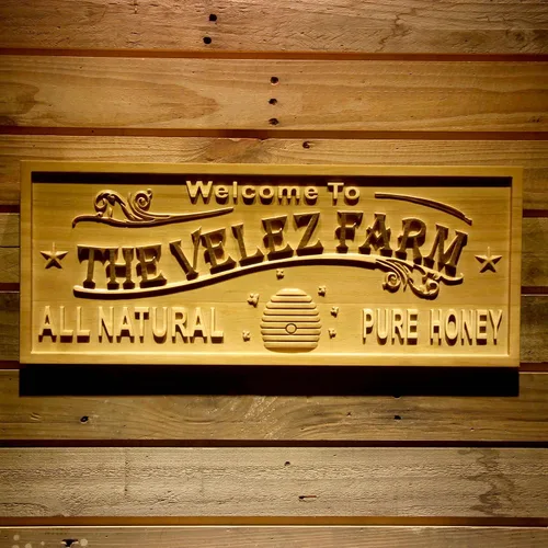 Vista 9 de ADVPRO wpa0031 - Letrero de madera personalizado con nombre de Lake House para decoración del hogar, boda, tamaño mediano, 18.25 x 7.25 pulgadas