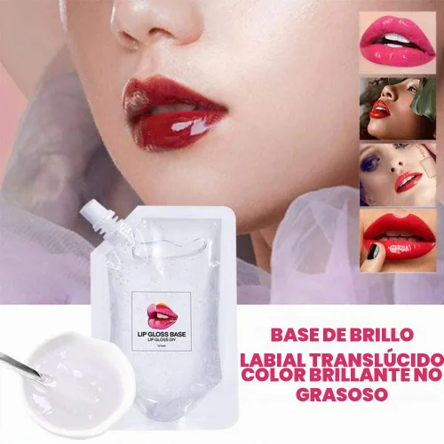 Vista 2 de Base de brillo de labios, brillo de labios hidratante para bricolaje, no pegajoso, aceite de maquillaje de labios vegano