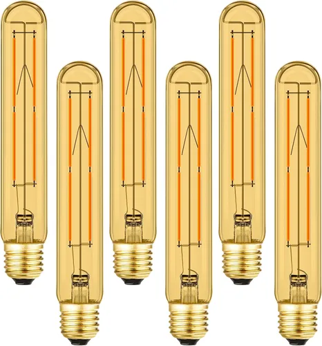 Vista 10 de Leools - Bombilla Edison E26 atenuable de 8 W, igual a 60 W, CA 120 V, blanco suave, 3000 K, bombillas Edison, 75 W, 800 lúmenes, bombilla LED
