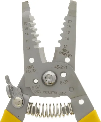 Vista 4 de IDEAL Electrical 45-221 Reflex Super T-Stripper pelacables, acero inoxidable, 8-16 AWG sólido, 10-18 AWG trenzado