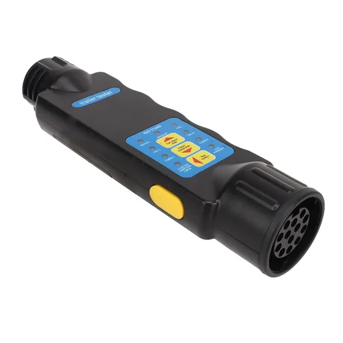 Vista 7 de Probador de circuito de alambre de luz de remolque Conector de 13 pines Herramienta de diagnóstico de coche de remolque para prueba de enchufe
