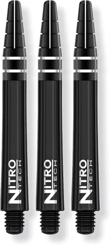Vista 3 de RED DRAGON Nitrotech Dart Shafts - Transparent Polymer Stems with Flight Locking System for Secure Flight Retention - Available in Short