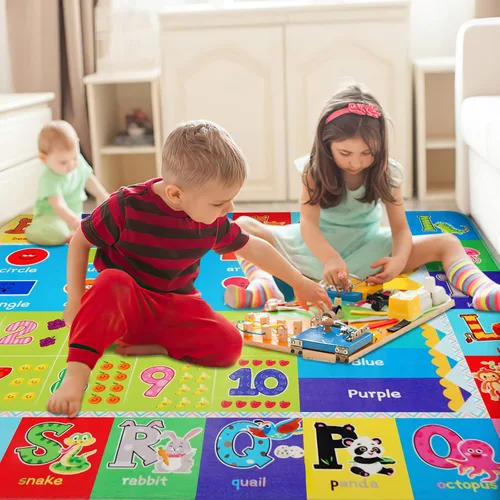 Vista 4 de Alfombra de Juego para Bebés, Alfombra para Niños Pequeños para el Piso, Alfombra de Juego para Niños, Bebés y Niños Pequeños, Colección Extra