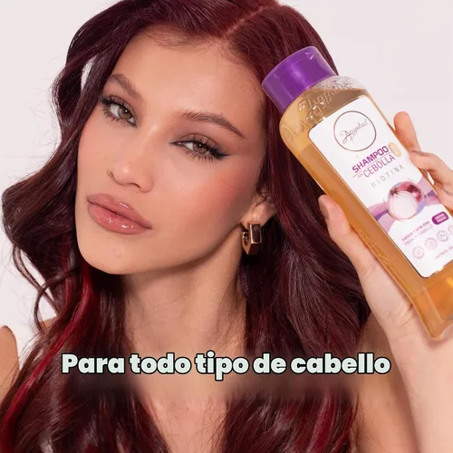 Vista 4 de ANYELUZ Kit Duo - Champú de cebolla + tamaño mini de viaje, cuidado e hidratación del cabello, control de aceite y limpieza profunda, fórmula