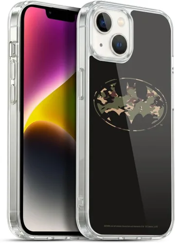 Vista 286 de Head Case Designs Funda de gel con licencia oficial de Batman DC Comics Bat Signal Logos [protección de grado militar] compatible con Apple iPhone 7