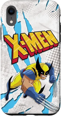 Vista 25 de Marvel X-Men Wolverine Slash Marks 90s - Carcasa para iPhone 17