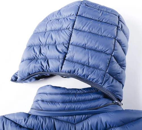 Vista 6 de QLZ Abrigo de plumón para niños, chaqueta acolchada, 4-15 años, uso de doble cara, camuflaje