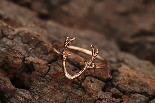 Vista 3 de Anillo de pulso de DNA con cola de pez y piña, para mujer, anillo de cangrejo de ciervos, regalo de cumpleaños