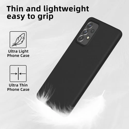 Vista 5 de X-level Samsung A52 Case 4G & 5G Slim Fit Soft TPU Super Ultra Thin [Guardian Series] A52 Funda protectora ligera con acabado mate, funda compatible