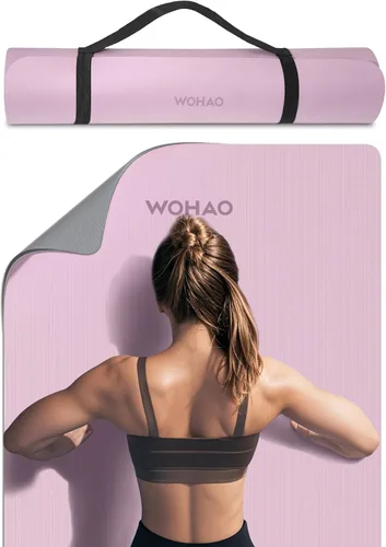 Vista 10 de 8mm Thick Yoga Mat Non Slip for Women Men