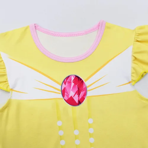 Vista 2 de AOVCLKID Vestido de princesa para niñas, disfraz de Halloween, vestido de fantasía