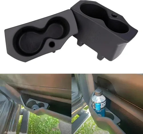 Vista 2 de ONER Par de portavasos de espuma para puerta izquierda y derecha, compatible con Dodge Ram 1500 2009-2018, Ram 2500 3500 2009-2022, Ram 4500 5500