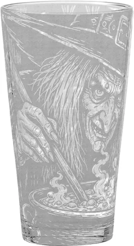 Vista 15 de Dracula's Castle - Vaso de cerveza grabado, 16 onzas, regalo de vaso de cerveza de vampiro