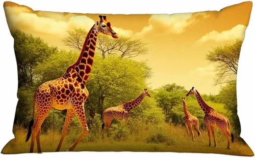 Vista 8 de Mugod Fundas de almohada decorativas para el hogar, diseño de flores de hibisco en acuarela azul, iris y pájaro, funda de cojín rectangular oblonga