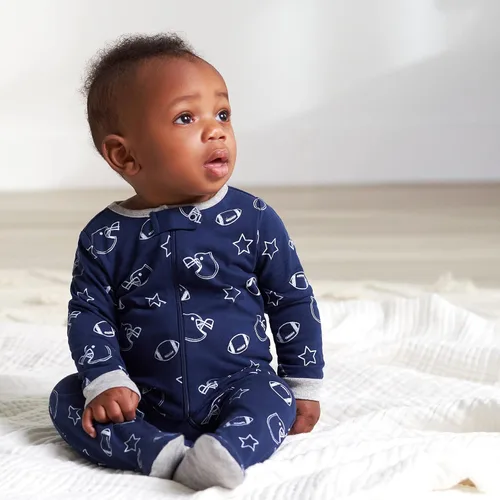 Vista 30 de Gerber Sleep 'n Play - Mamelucos para niños, paquete de 4