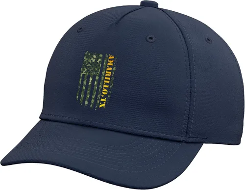 Vista 12 de Amarillo Texas Camouflage USA Flag Adjustable Baseball Hat