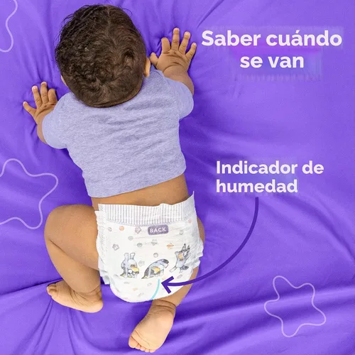 Vista 11 de Luvs Pañales para bebé talla 6, pañales Bluey con protección platino para día y noche, talla 6 (35+ libras), 144