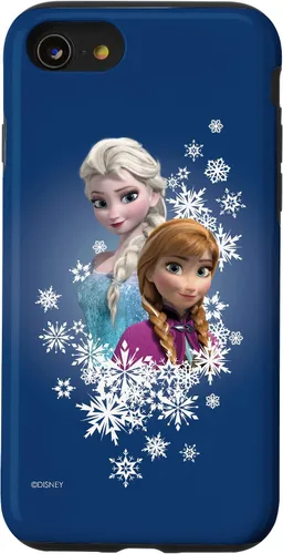 Vista 18 de Disney Frozen Anna and Elsa Sisters and Snowflakes - Carcasa para iPhone 17