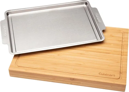 Vista 2 de Cuisinart CPK-4884 Tabla de cortar de bambú con bandeja oculta