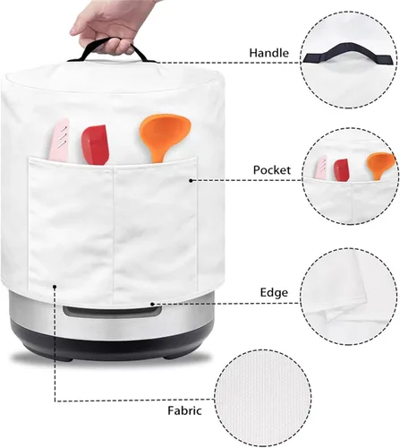 Vista 6 de Axolotl - Fundas para electrodomésticos de cocina, cubierta antipolvo para freidora de aire y olla a presión, accesorios para electrodomésticos