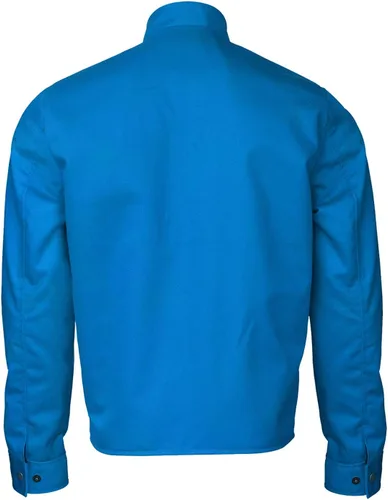 Vista 3 de CHICAGO-FASHIONS Chaqueta de motociclista de algodón para hombre, diseño de rayas clásicas y retro de Speed Racer, regalos para hombres adultos, Azul