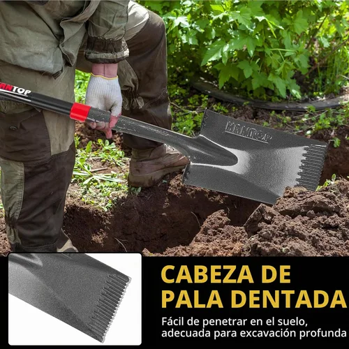 Vista 5 de Pala de jardín Sharp Blade Pala plana para jardinería y bordes